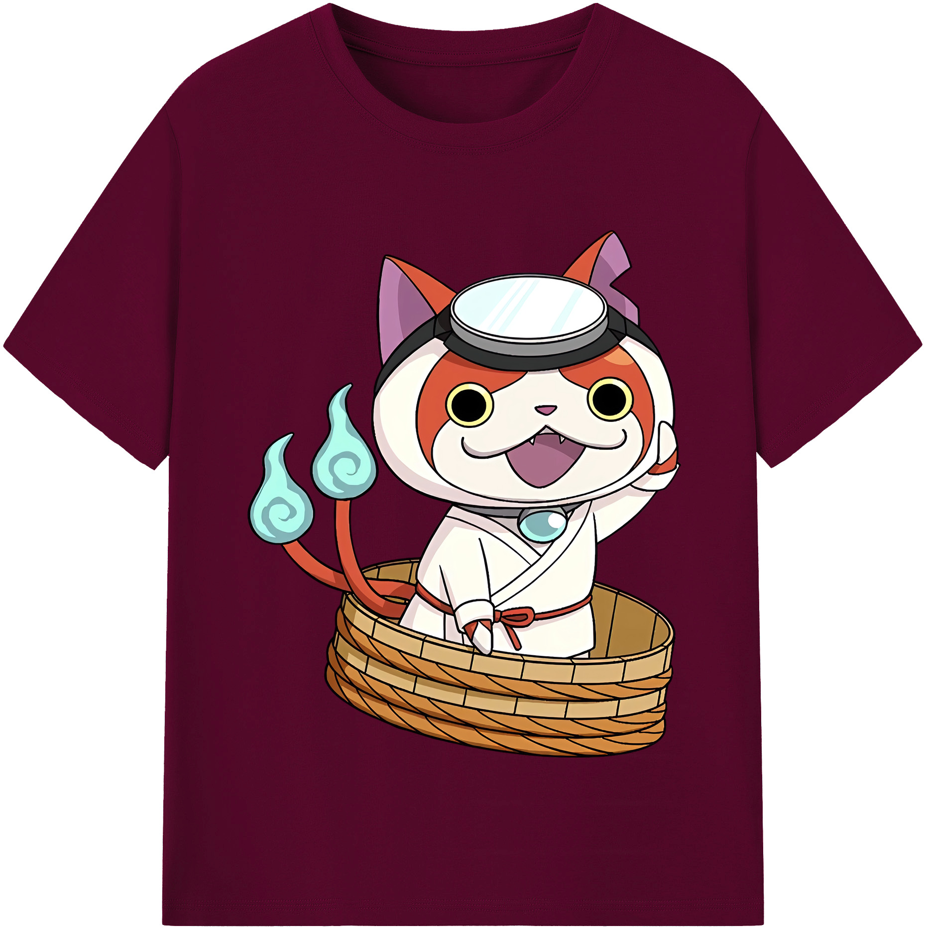 （画像用） 妖怪ウォッチ Yo-kai Watch レディースカジュアルプリントTシャツ（綿100％）